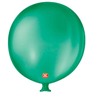 Balão de Festa Látex Gigante 3 pés - 91cm - Verde Folha - 1 unidade - São Roque - Rizzo