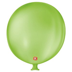 Balão de Festa Látex Gigante 3 pés - 91cm - Verde Lima - 1 unidade - São Roque - Rizzo