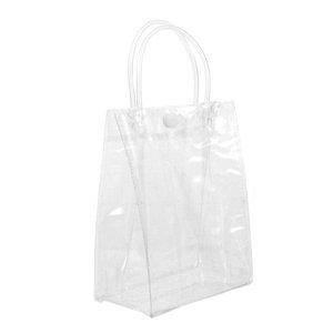 Sacola Transparente Botão - 24x9x28cm - 1 unidade - Rizzo - Rizzo