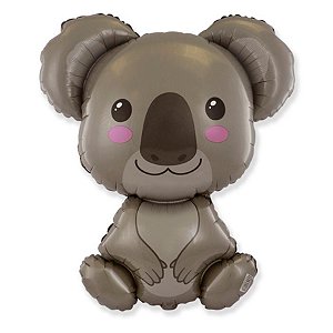 Balão de Festa Metalizado 33" 84cm - Koala Baby - 1 unidade - Rizzo
