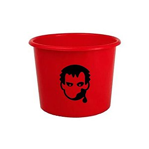 Balde de Pipoca Vermelho Personalizado - Silhueta Vampiro - 1 unidade - Rizzo