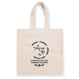 Sacola de Algodão Cru Personalizada Avó Amorosa - 30x40cm - 1 unidade - Rizzo