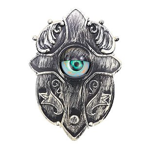 Enfeite Decorativo Halloween - Campainha Olho Sombrio - Som, Luz e Movimento - 1 unidade - Cromus - Rizzo