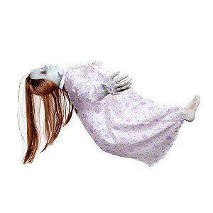 Enfeite Decorativo Halloween - Boneca Agatha - 75cm - Som, Luz e Movimento - 1 unidade - Cromus - Rizzo