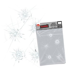 Adesivo para Espelho Tiro - Help Halloween - 19x31cm  - 2 unidades - Cromus - Rizzo