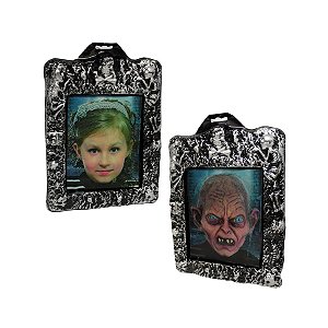 Enfeite Decorativo de Halloween - Quadro Holográfico - 1 unidade - Rizzo