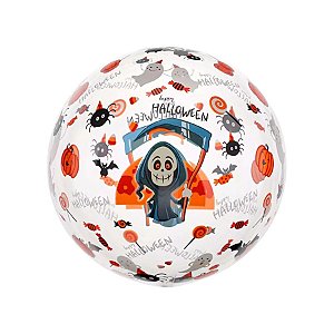 Balão de Festa Metalizado 18" 45cm - Morte - 1 unidade - Silver Festas - Rizzo