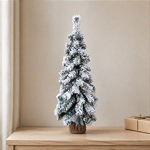 Árvore de Natal Modelo Tomilho Nevada - 50 Galhos - 60cm - Ref. RZO423 - 1 unidade - Rizzo