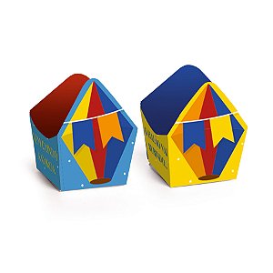 Forminha para Doces - Balão Festa Junina Arraiá  - 24 unidades - Cromus - Rizzo