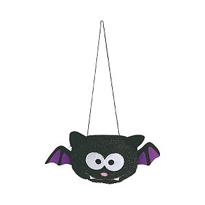 Bolsinha de Morcego Preto de Halloween - 16cm - 1 unidade - Cromus - Rizzo