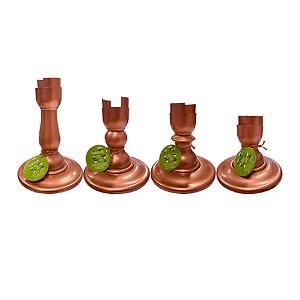 Base Pé Boleira - Rose Gold - Só Boleiras - Rizzo Balões