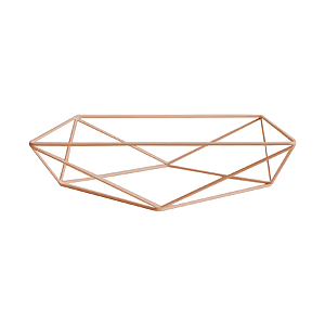 Aramado Triangular de Ferro - Cobre - 01 Unidade - Só Boleiras - Rizzo