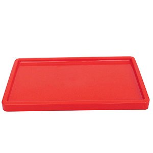 Bandeja Retangular 30x18cm Coral - 01 unidade - Só Boleiras - Rizzo Embalagens