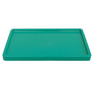 Bandeja Retangular 30x18cm Verde Esmeralda - 01 unidade - Só Boleiras - Rizzo Embalagens