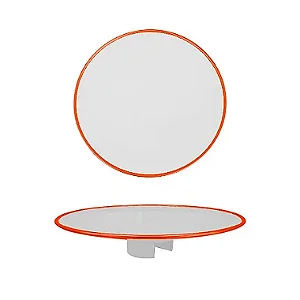Tampo Boleira - Laranja Neon Clean - Só Boleiras - Rizzo Balões