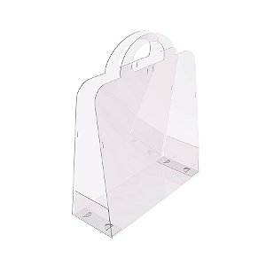 Sacola Transparente Bag com Alça G - 29,5x25x9cm - 1 unidade - Rizzo