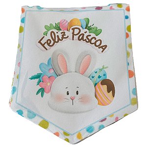 Fechamento para Sacola - Branco - Páscoa - 5 unidades - Rizzo