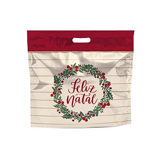 Sacola Metalizada com Zip - Natalie - 46x43+5cm - 1 unidade - Cromus - Rizzo