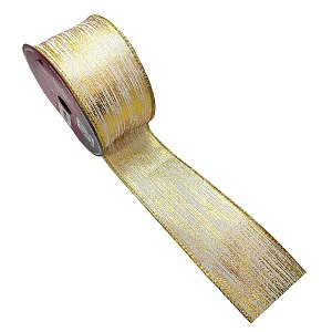 Fita Decorativa - Linhas Douradas - 6x914cm - 1 unidade - Rizzo