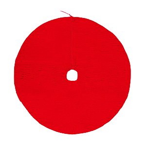 Saia Para Árvore de Natal - Vermelho - 120cm  - 1 unidade - Cromus - Rizzo