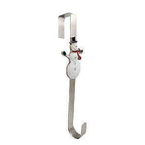 Suporte de Guirlanda  Boneco de Neve - 37cm - 1 unidade - Rizzo