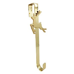 Suporte de Guirlanda Rena Dourada - 37cm - 1 unidade - Rizzo