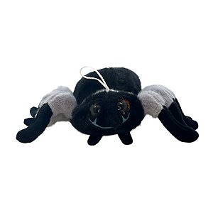 Aranha Cinza de Pelúcia - 25cm - 1 unidade - Rizzo