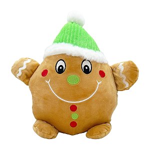 Biscoito com Chapéu Verde de Pelúcia - 25cm - 1 unidade - Rizzo