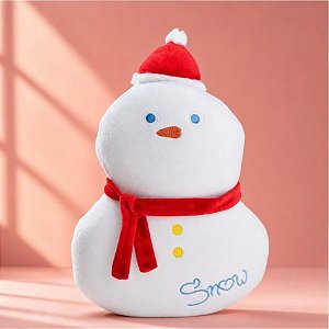 Boneco de Neve Grande de Pelúcia - 43cm - 1 unidade - Rizzo