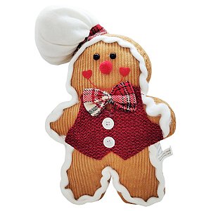 Enfeite de Natal -  Boneco Gingerbread - 36x21cm - 1 unidade - Rizzo