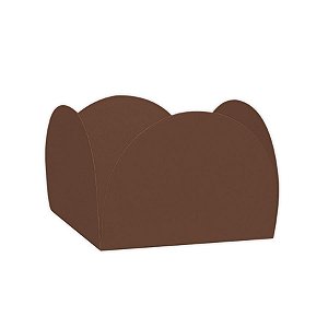 Forminhas para Doces 4 Pétalas Marrom 50 unidades NC Toys