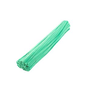 Haste de Chenille 30cm - Verde Candy - 100 unidades - Rizzo