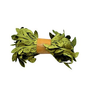 Fio Decorativo - Folhas Verde Musgo - 10m - 1 unidade - Rizzo