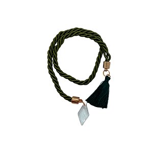 Cordão Decorativo - Verde Pompom - 32cm - 1 unidade - Rizzo
