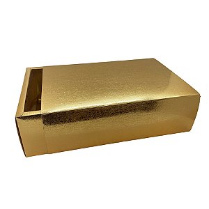 Caixa Gaveta Premium N°1 - Ouro - 27x19x8,5cm - 5 unidades - Rizzo