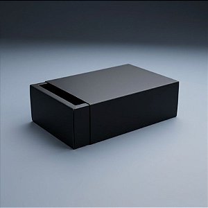 Caixa Gaveta Premium N°1 - Preta - 27x19x8,5cm - 5 unidades - Rizzo