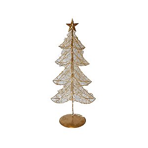 Árvore de Natal Dourada - 40cm - 1 unidade - Rizzo