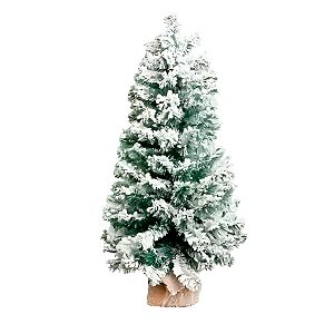 Árvore de Natal Nevada na Base - 120 galhos - 0,9m - 1 unidade - Rizzo