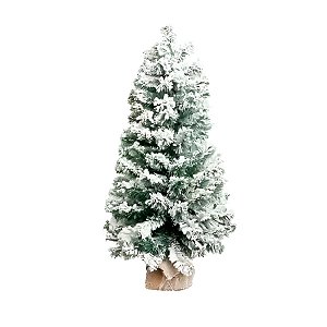 Árvore de Natal Nevada - 80 galhos - 0,7m - 1 unidade - Rizzo