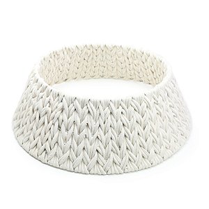 Saia Para Árvore de Natal Rígida - Branco - 70x70cm - 1 unidade - Cromus - Rizzo
