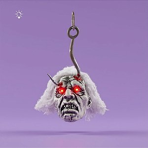 Enfeite Decorativo de Halloween - Zumbi Lucifer com LED - 37cm - 1 unidade - Cromus - Rizzo