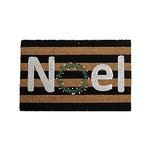 Capacho de Fibra - Listrado Noel - 60x40cm - 1 unidade - Cromus - Rizzo