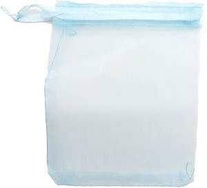 Saquinho de Organza - Azul - 10 unidades - Rizzo