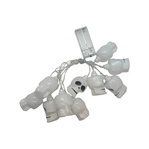 Cordão com Led - Caveiras - 1,8m - 1 unidade - Rizzo