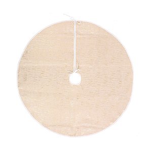 Saia Para Árvore de Natal - Ouro - 120x120cm  - 1 unidade - Cromus - Rizzo