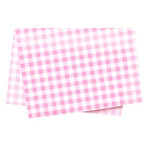 Papel de Seda - 50x70 - Xadrez Rosa - 10 unidades - Rizzo