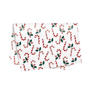 Papel de Seda - 49x35cm - Candy Cane de Natal  - 1 unidade - Cromus - Rizzo