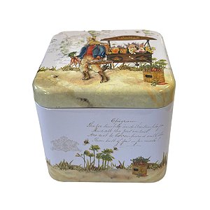 Lata de Metal de Páscoa - Coelho - 6,5x7,5cm - 1 unidade - Rizzo
