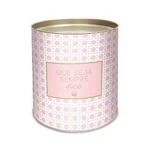 Lata para Doces Rígida - Que Seja Sempre Doce - 1 unidade - Cromus - Rizzo