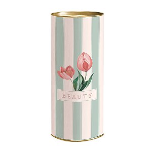 Lata para Presente Rígida - Beauty Tulips - 1 unidade - Cromus - Rizzo